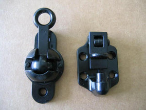 2" Holdback black, Ball & Socket